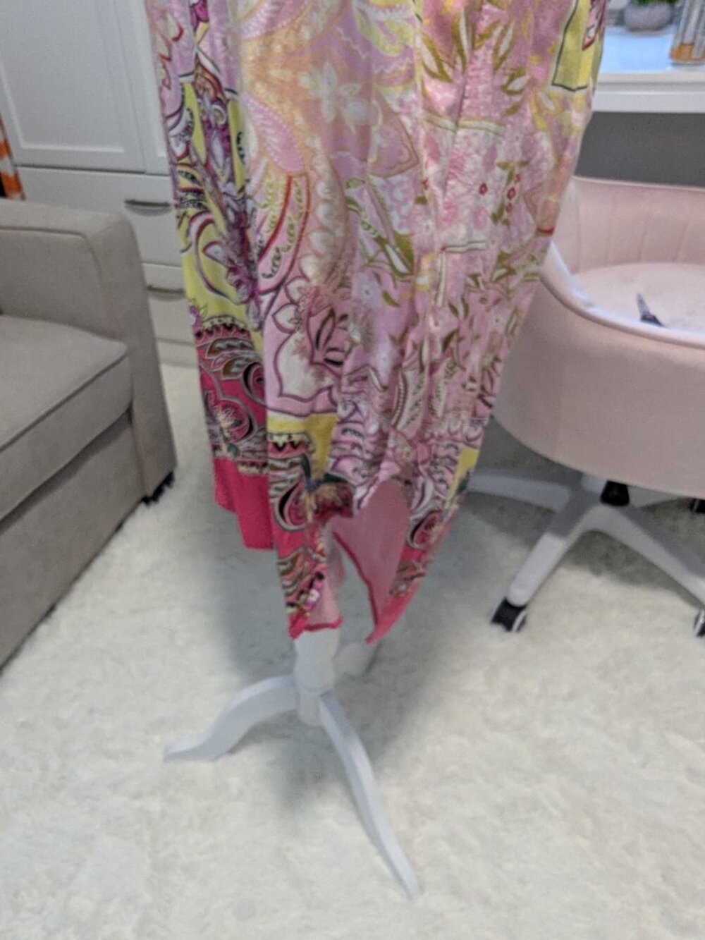 CUPIO TUNIC SUMMER TOP! Colorful and cute over jeans/leggings/wide-leg pants. - Picture 5 of 8